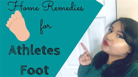 Home Remedies For Athletes Foot Treatment Youtube