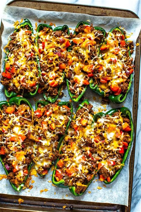 stuffed poblano peppers {low carb} the girl on bloor