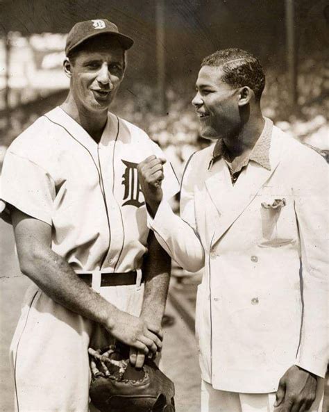 Hank Greenberg And Jo Louis White Sox Baseball Baseball Softball