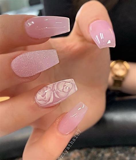 50 Wedding Natural Gel Nails Design Ideas For Bride 2019 12 Pink Nail