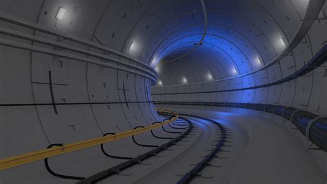 Subway Railway Tunnel 3d Turbosquid 1563744