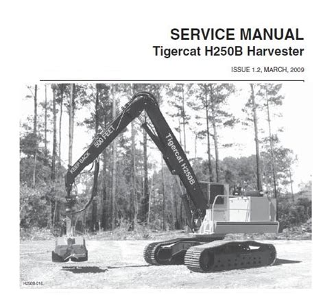 Tigercat H B Harvester Service Repair Manual Service Repair Manuals Pdf