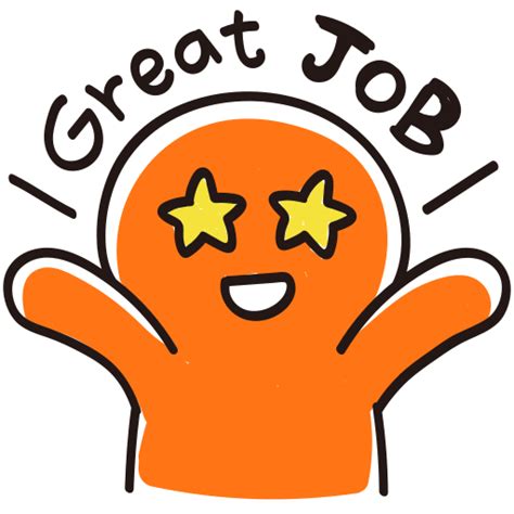 Great Job Stickers Free Image Png