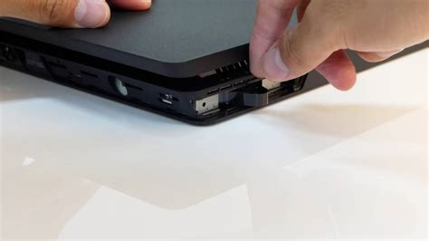 The image on the right i noticed a significant decrease in the amount of noise that comes from the fan after i cleaned it. Mobile01 How to open PS4 Slim HDD - YouTube