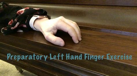 Preparatory Left Hand Finger Exercise Youtube