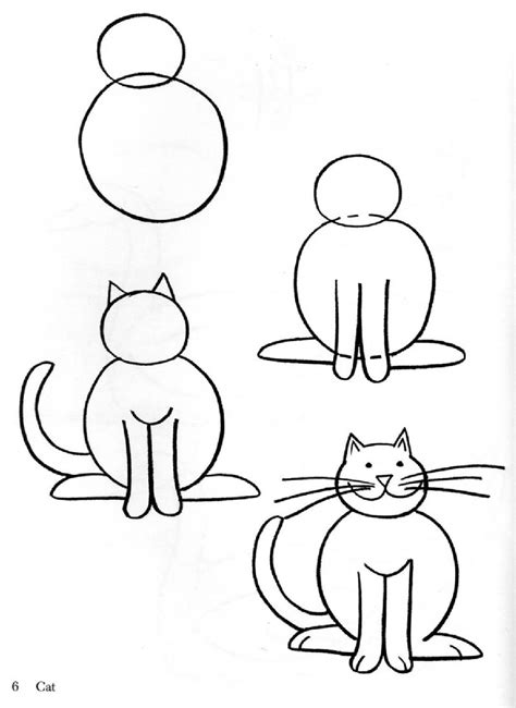 Dibujos De Gatos Fáciles De Hacer Gatitos Paso A Paso 🙂