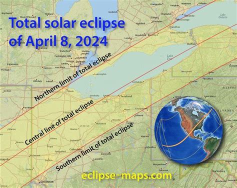 Total Solar Eclipse Of 2024 Here Are Maps Of The Path Of Totality