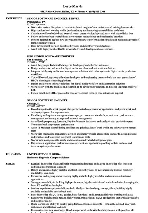 Here is the best software engineer resume sample to land more job interviews. Senior software engineer resume template July 2020