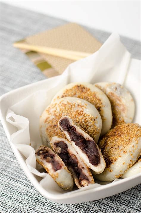 Sticky Rice Cake With Red Bean Paste Omnivores Cookbook