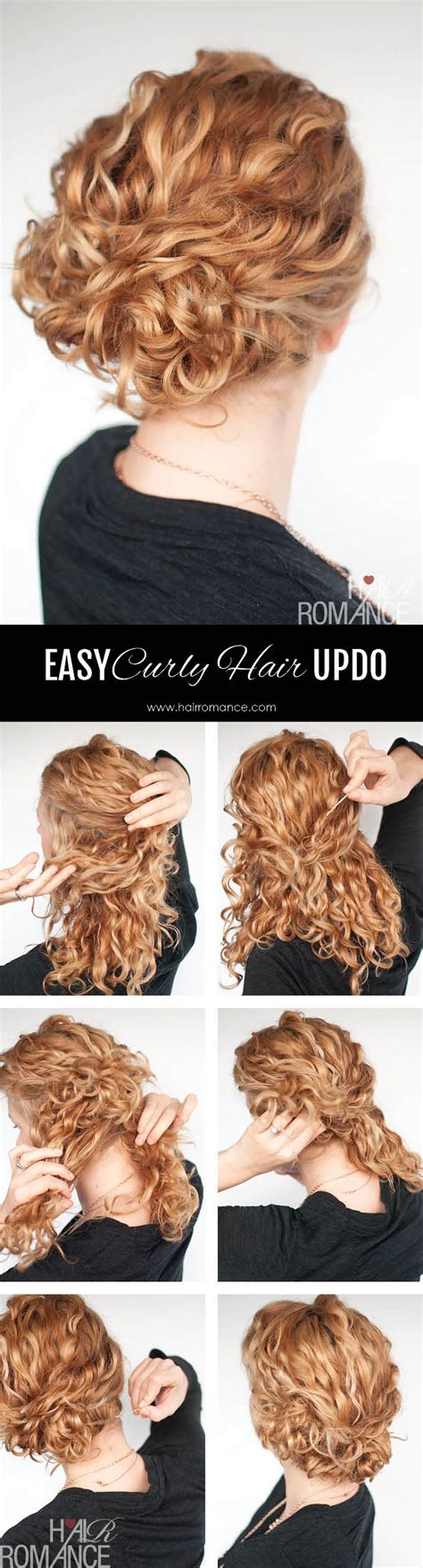 Step By Step Easy Curly Hairstyles Wavy Haircut