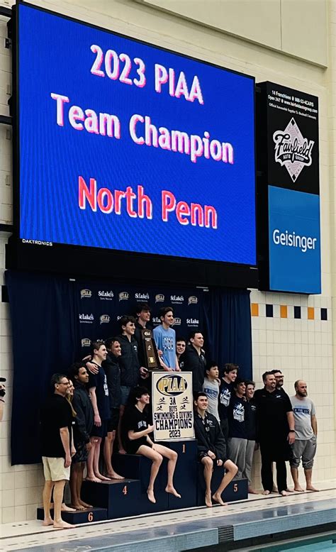 Piaa Swimming And Diving North Penn Boys Capture First State Title