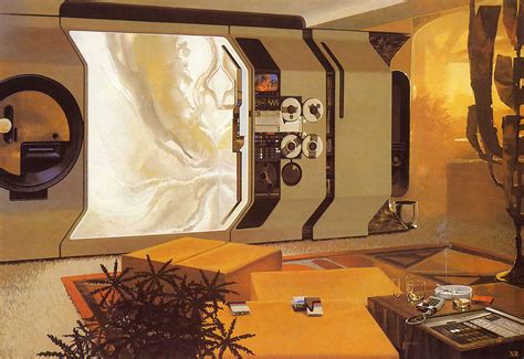 Retro Futuristic Interior Design By Syd Mead Rretrofuturism