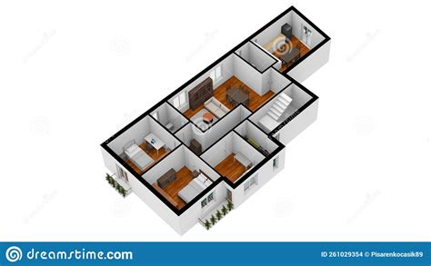 Illustration Floor Plan Floor Plan Interior 3d Floor Plan For Real