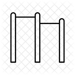 They seek to clear the greatest height without knocking the bar to the ground. High Jump Bar Icon of Line style - Available in SVG, PNG ...
