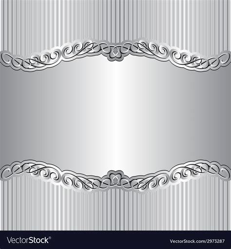 Silver Background Royalty Free Vector Image Vectorstock