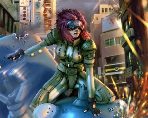 Anime picture ghost in the shell production i.g kusanagi motoko tachikoma tagme 1280x1024 23329 en