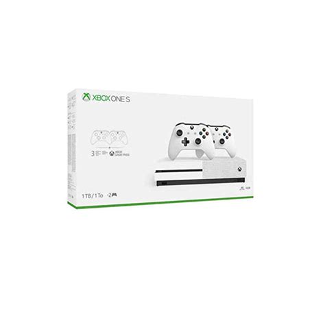 Microsoft Xbox One S Two Controller Bundle 1tb 234 00615