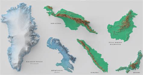 Islands In The World Map Map