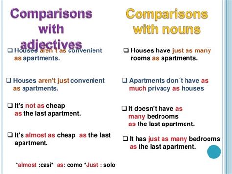 Evaluations and comparisons with adjectives and nouns #2