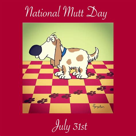 National Mutt Day Today Is National National Days National Holidays