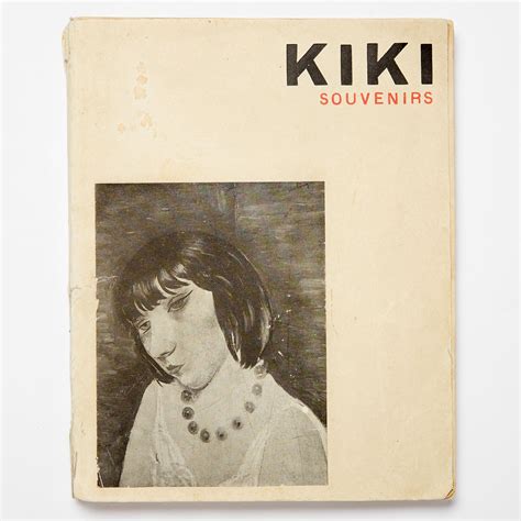 Kiki Souvenirs Signed And Inscribed With Self Portrait Drawing By Prin Alice Kiki De