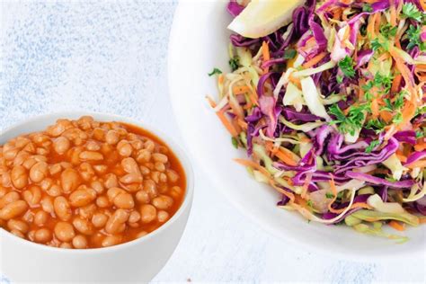 healthy baked beans recipe and coleslaw gluten free sides
