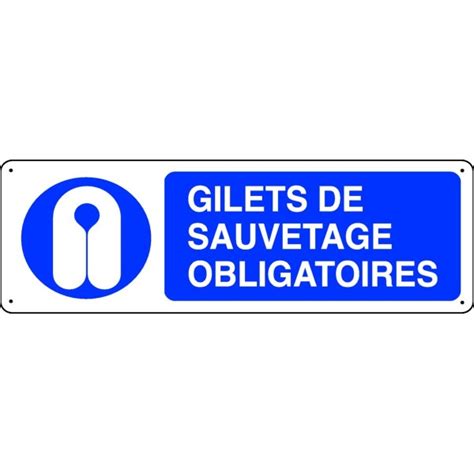 Panneau Port Du Gilet De Sauvetage Obligatoire