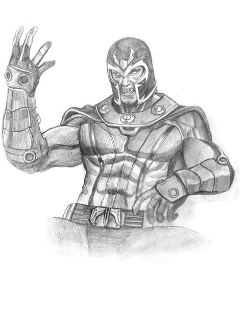 Magneto Sketch By Soulstryder210 On Deviantart