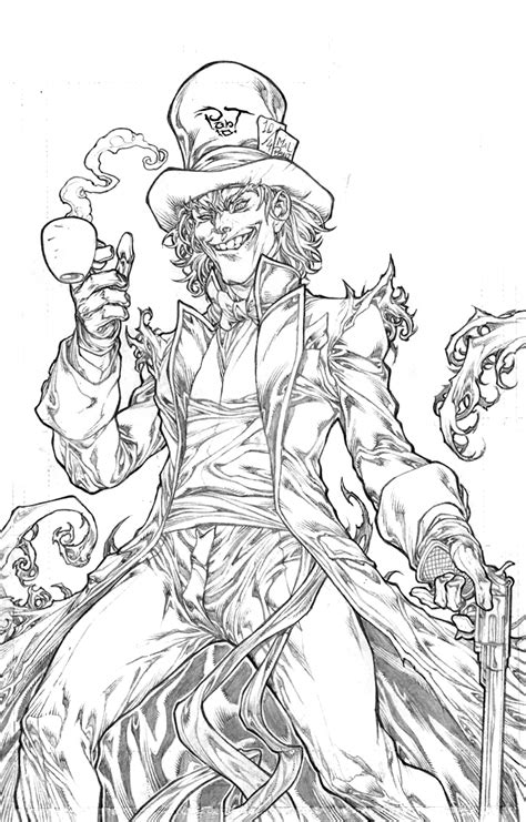 Oil pasteldrawing and coloring mad hatter in alice in. MAD hatter by pant on DeviantArt