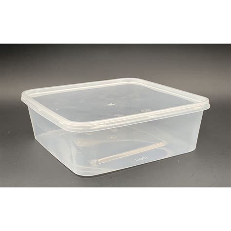 Sq 1 Square Disposable Plastic Food Container 50sets± Tage Tsq 1