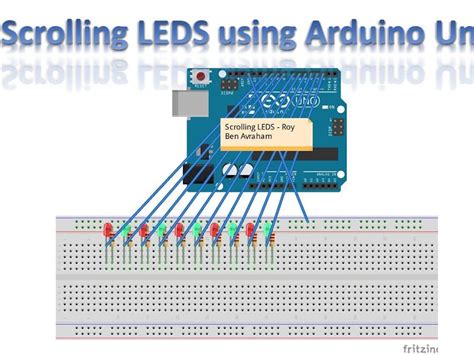 Scrolling Leds Chasing Leds Using Arduino Uno