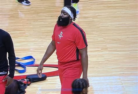 NBA Twitter Trolls James Harden After Warmup Picture Goes Viral
