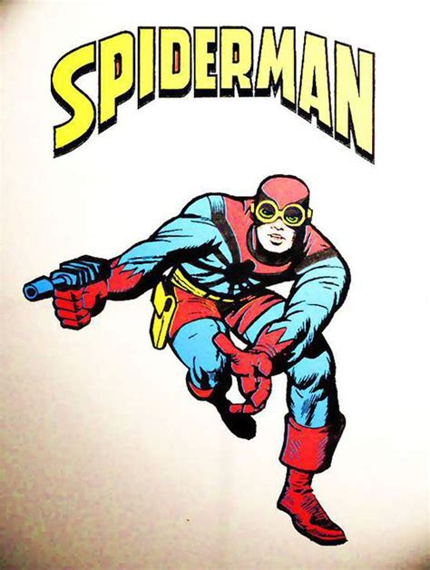 The Original Spider Man Design By Jack Kirby Spider Man Spiderman