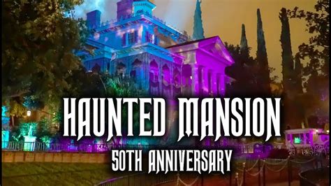 Haunted Mansion Never Before Seen 50th Anniversary Full Ride Through Youtube