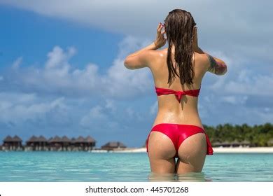 Beautiful Womans Body Sexy Bikini Over Stock Photo 445701268 Shutterstock