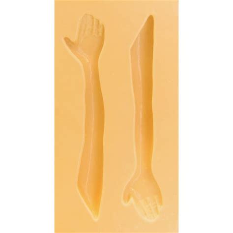 molde de silicone para biscuit braços inteiros 097 casadaarte