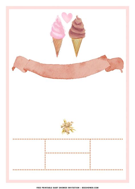 Give them a preview of all the fun they can expect with free party invitation templates you can easily personalize and print. (FREE Printable) - Ice Cream Party Invitation Templates ...