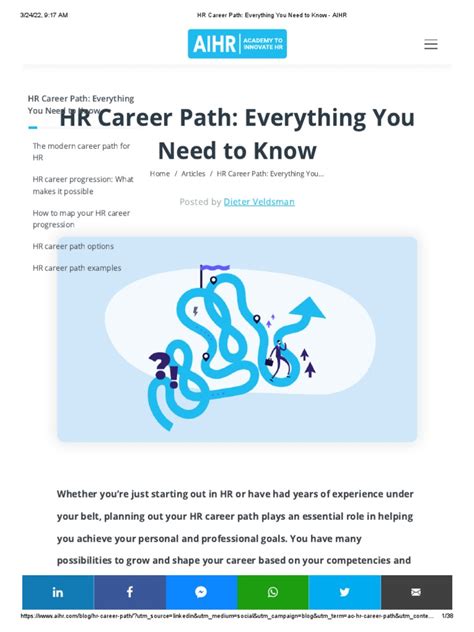 Hr Career Path Everything You Need To Know Aihr Pdf
