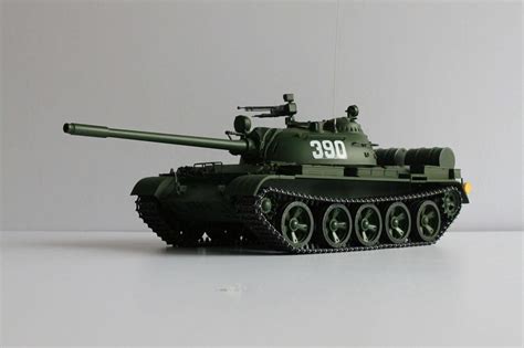 Rc Tank 116 Russian Medium Scale Model T55 Rtr No Need Assemble In Rc