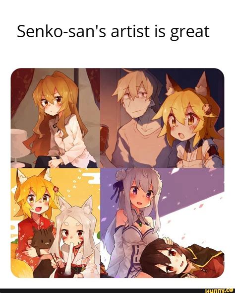 Senko San S Artist Is Great Senko San Anime Funny Anime Crossover