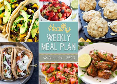 Check spelling or type a new query. Healthy Weekly Meal Plan #80 - Yummy Healthy Easy