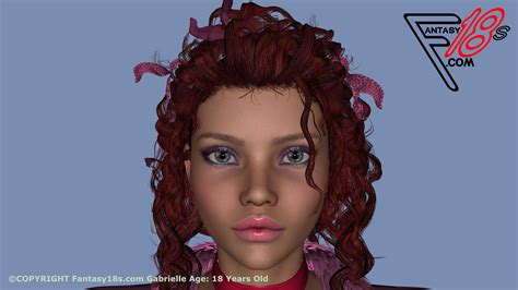 Gabrielle 18 Year Old 3d Female Model In Ultra High Definition Uhd 8k