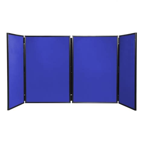 Desktop Display Boards 4 Panel Maxi With Plastic Frame And Case