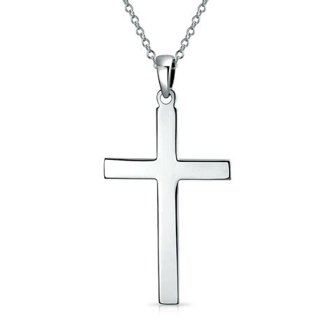 Bling Jewelry Personalize Engravable Religious Plain Simple Flat