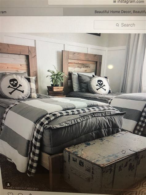 Ideas for a shared boys bedroom (…yay, all done!!) (make it. Pin by Stacey Faircloth on Justin's room | Twin boys room ...