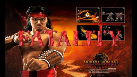 Mortal Kombat Shaolin Monks All Fatality Liu Kang Hd Youtube