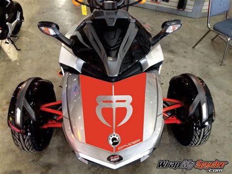 Can Am Spyder Vinyl Wrap Brp Motorcycle Decal Kits Spyder Decals