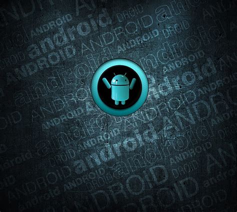 Android Wall Series 3d Android Best Cool Cyan Wall Hd Wallpaper