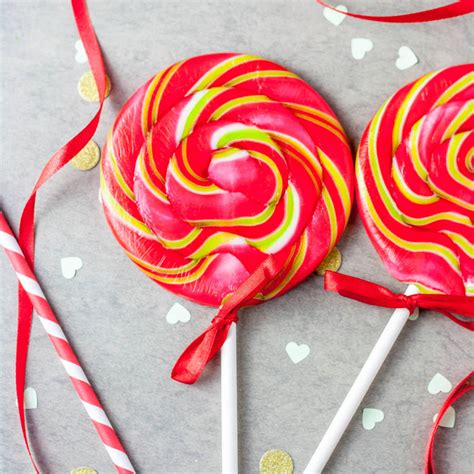 Giant Alcoholic Strawberry Daiquiri Lollipop By Hollys Lollies