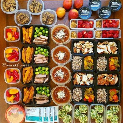 Find Inspiration Of Amazing Meal Preps Like This One From Marekfitness